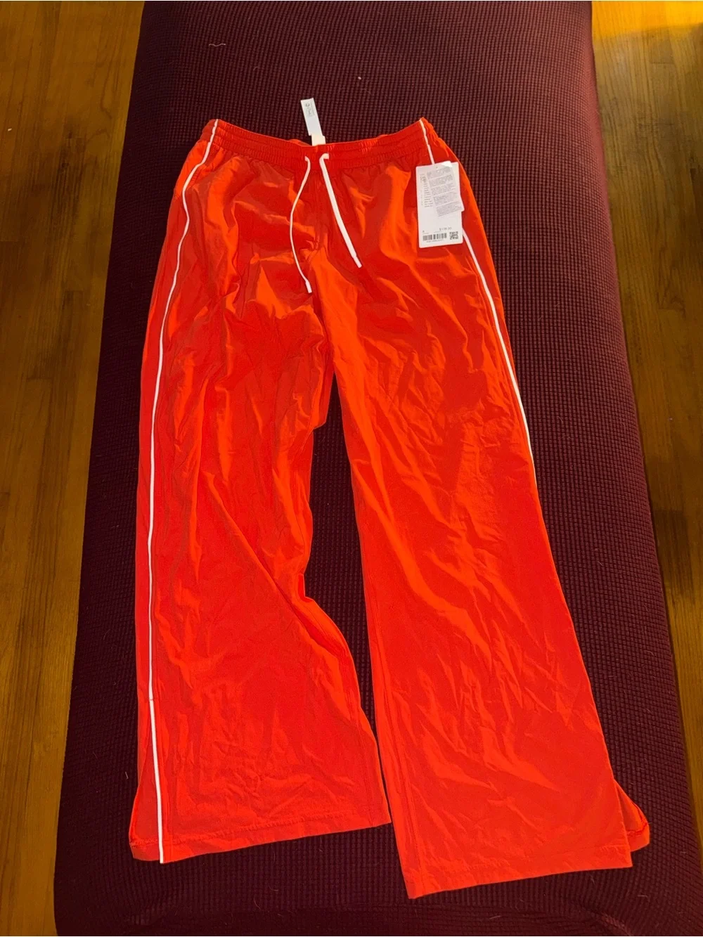 Lululemon Bright Orange tank and pants set